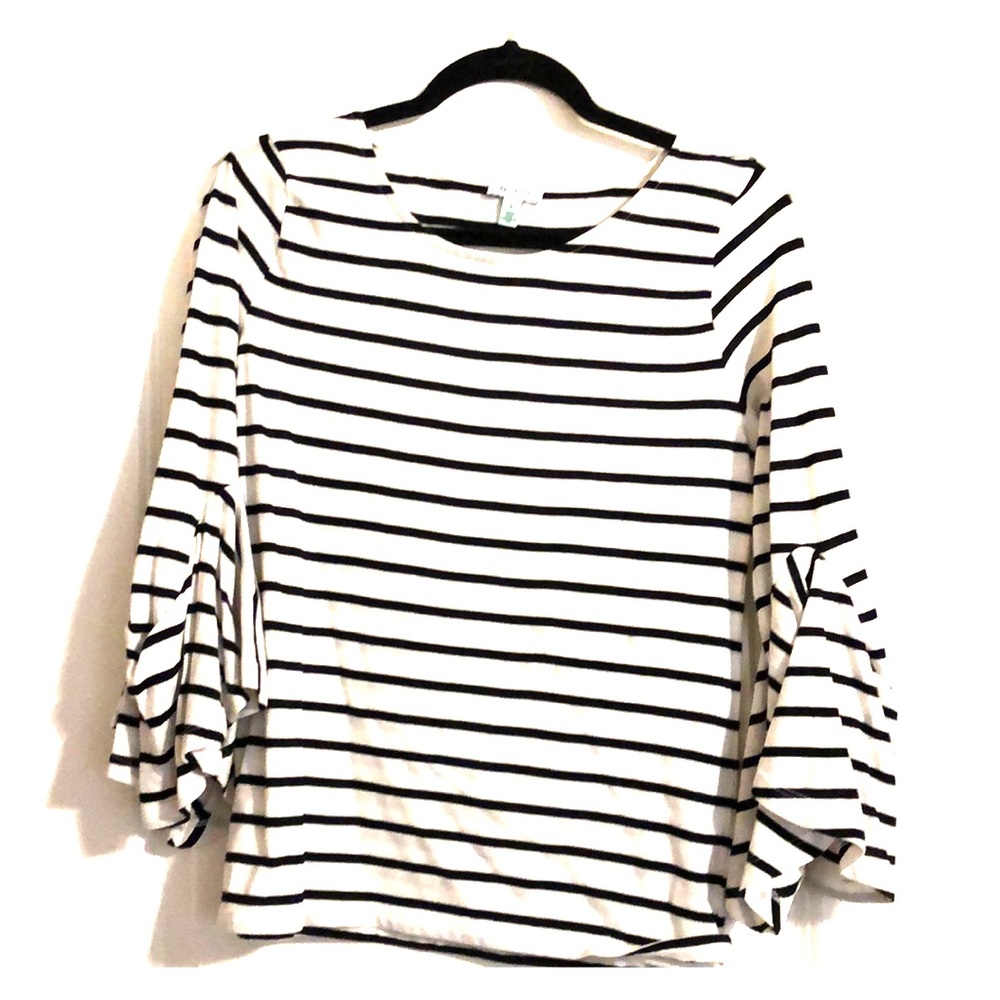 Susina ruffle sleeve shirt